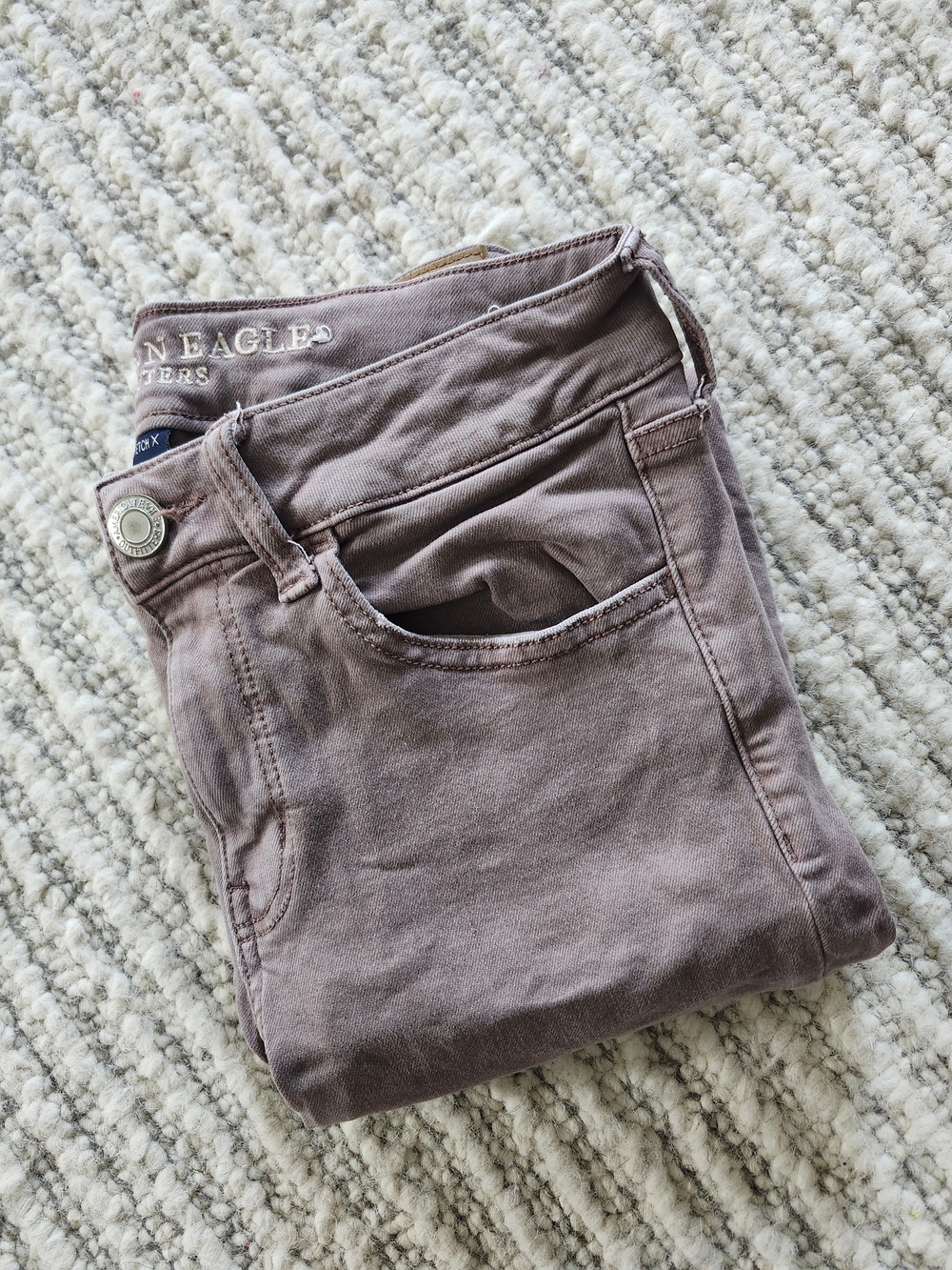 American Eagle Outfitters Women’s Mauve Skinny Jeans
